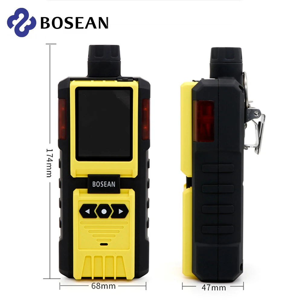 Pumping 4 in 1 Gas Detector Multifunctional Portable EX  H2S CO O2 Four Alarm methods explosion-proof  Alarm detector