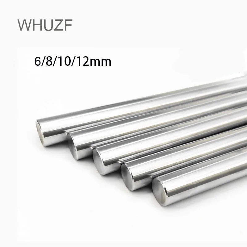 

304 Stainless Steel Rod Diameter 6mm-12mm Linear Shaft Metric Round Rod Ground Rod 100/200/300/400/500mm/600mm/700mm/800mm Long