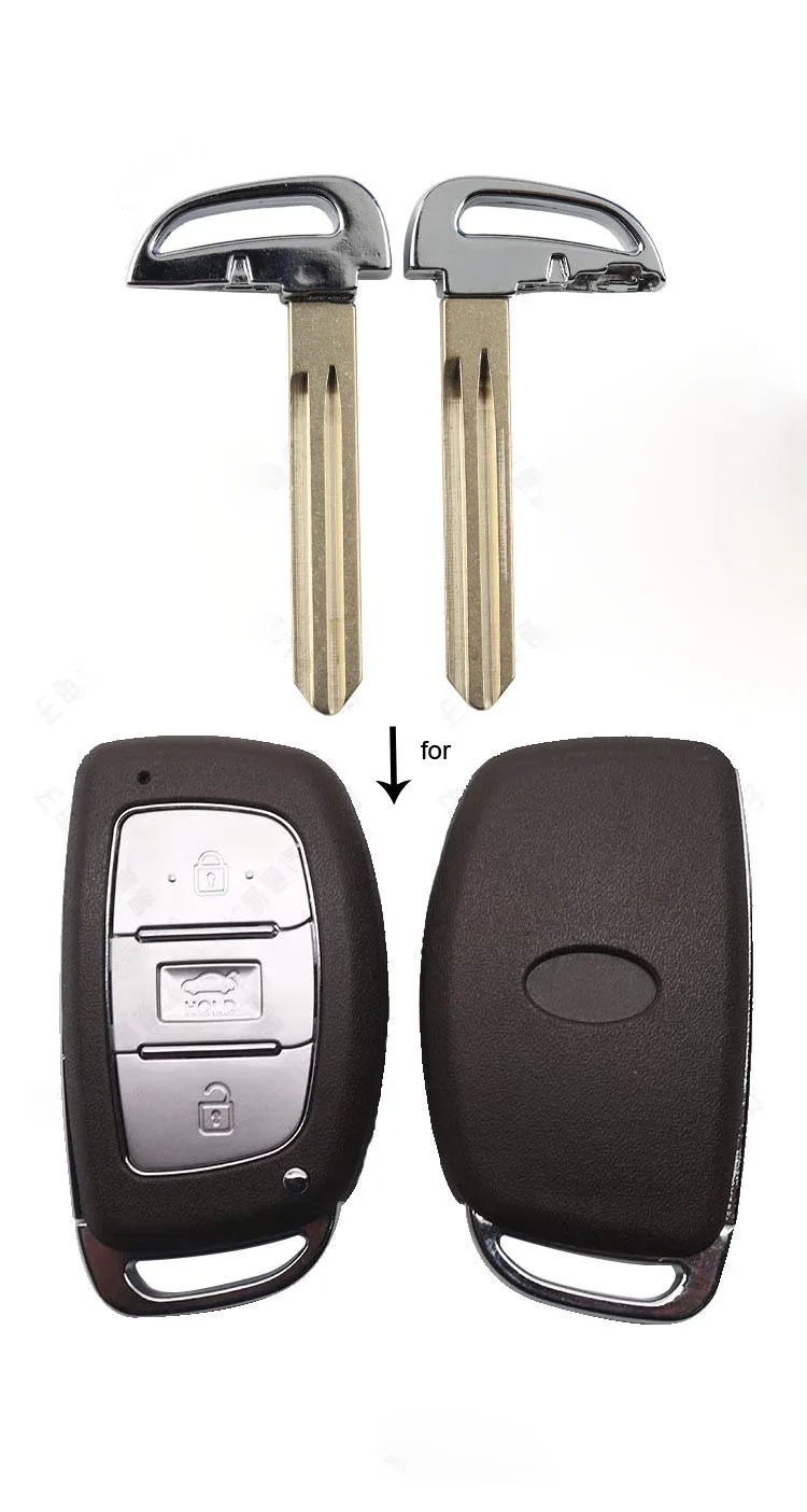 Smart Key Blade for  Hyundai Sonata 9 IX25  Tucson Mistra New Santa Fe Elantra(2017)  Emergency Small Insert Key