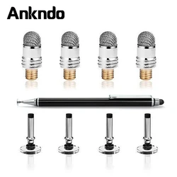 ANKNDO Universal Stylus Pen for Phone Tablet Pen Tips Touch Cloth Head Laptop Stylus Pen Accessories Screen Pen Head Stylus Nibs