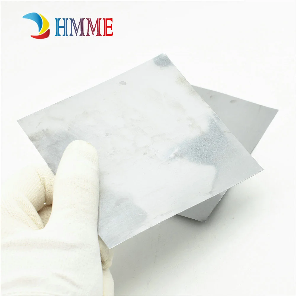 Vanadium Sheet V Metal Plate Element 0.1/0.2/0.3/0.5 mm x100x100mm for Research and Development Material Processing