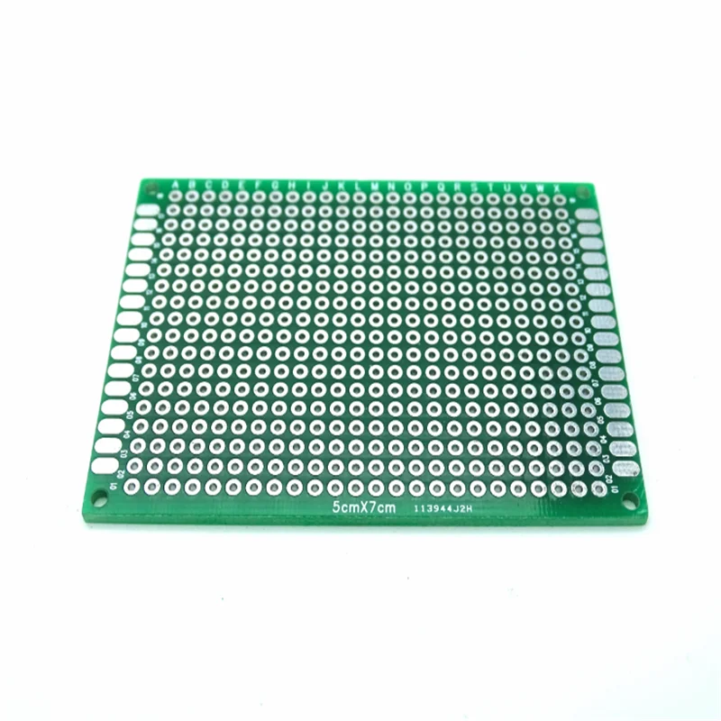 Universal board experiment board double-sided PCB board high-quality fiberglass board 5*7cm thickness 1.6 green oil