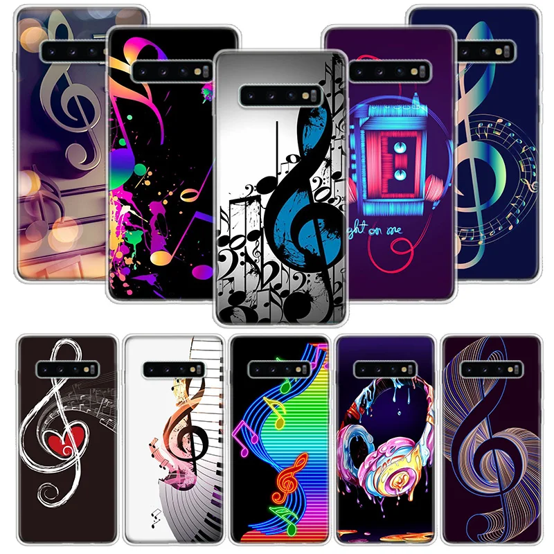 old musical note Music Phone Case for Samsung Galaxy A50 A51 A70 A71 A41 A31 A21S A11 A40 A30 A20E A10 A6 Plus A8 + A7 A9 Cover