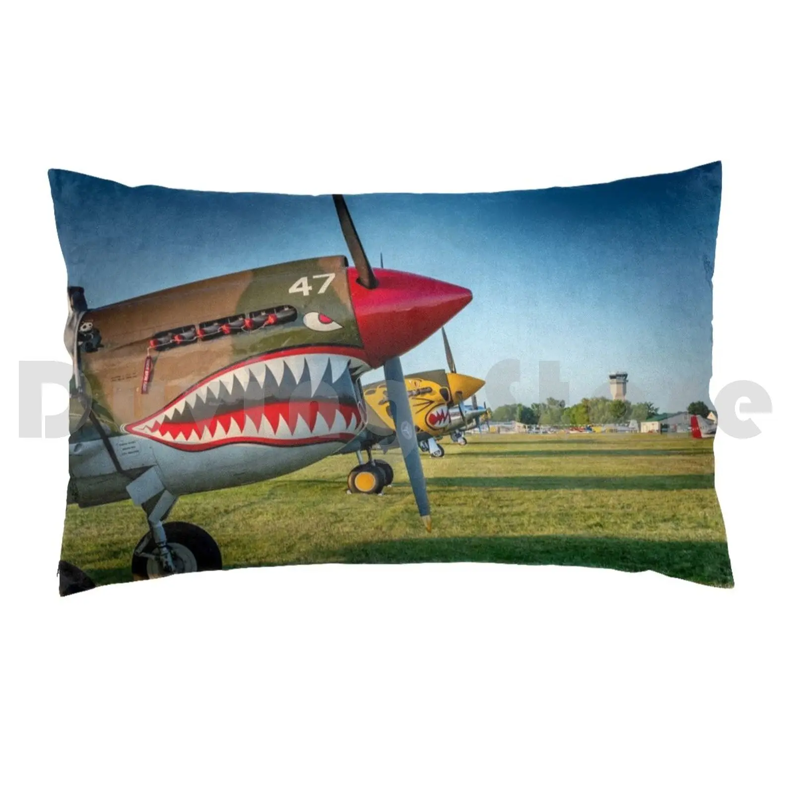 Flying Tiger Pillow Case DIY 50*70 Airplane Plane Travel Wanderlust Explore Cute Fly Inspiration Motivation