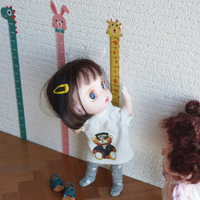 D03-P072 children handmade toy 1/12 1/8 1/6 BJD.SD Doll Accessories BJD/SD doll Photo prop Animal height rod 3pcs/set