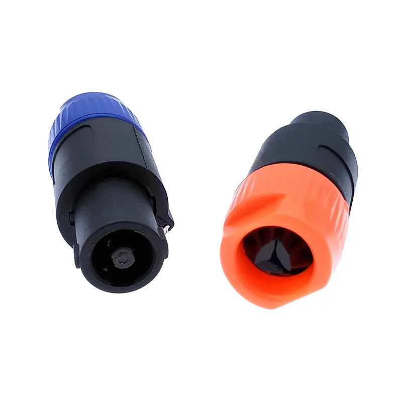 Speakon Connectors type nl4fx 4 Pole Plug Male Speaker Audio connector 5 colors