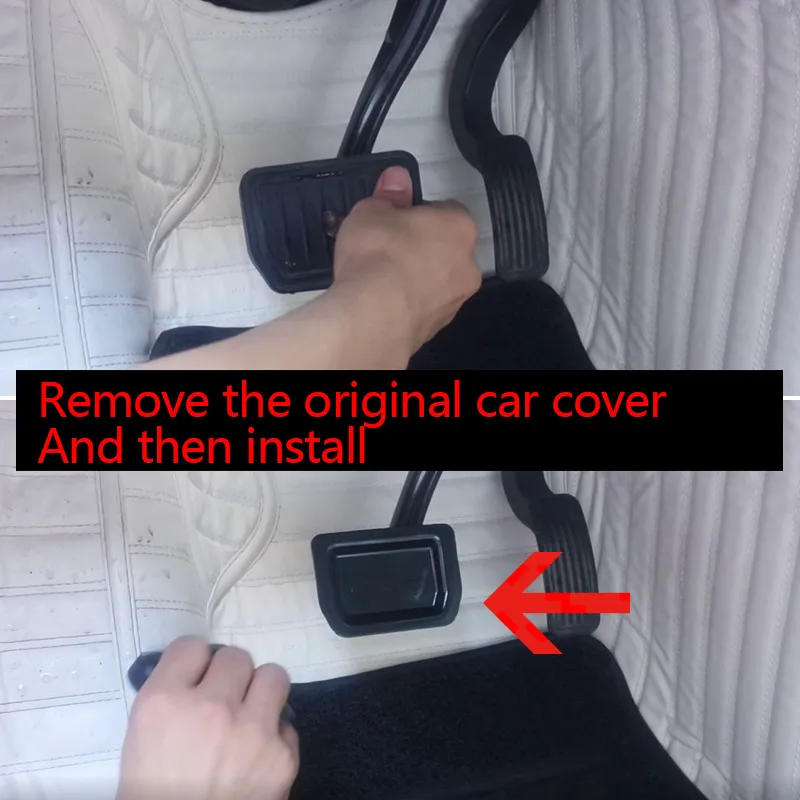 Vtear Accelerator Brake Pedal Cover Interior Accessories Foot Rest Pad Car Styling Parts For Geely Tugella Xingyue FY11 2023