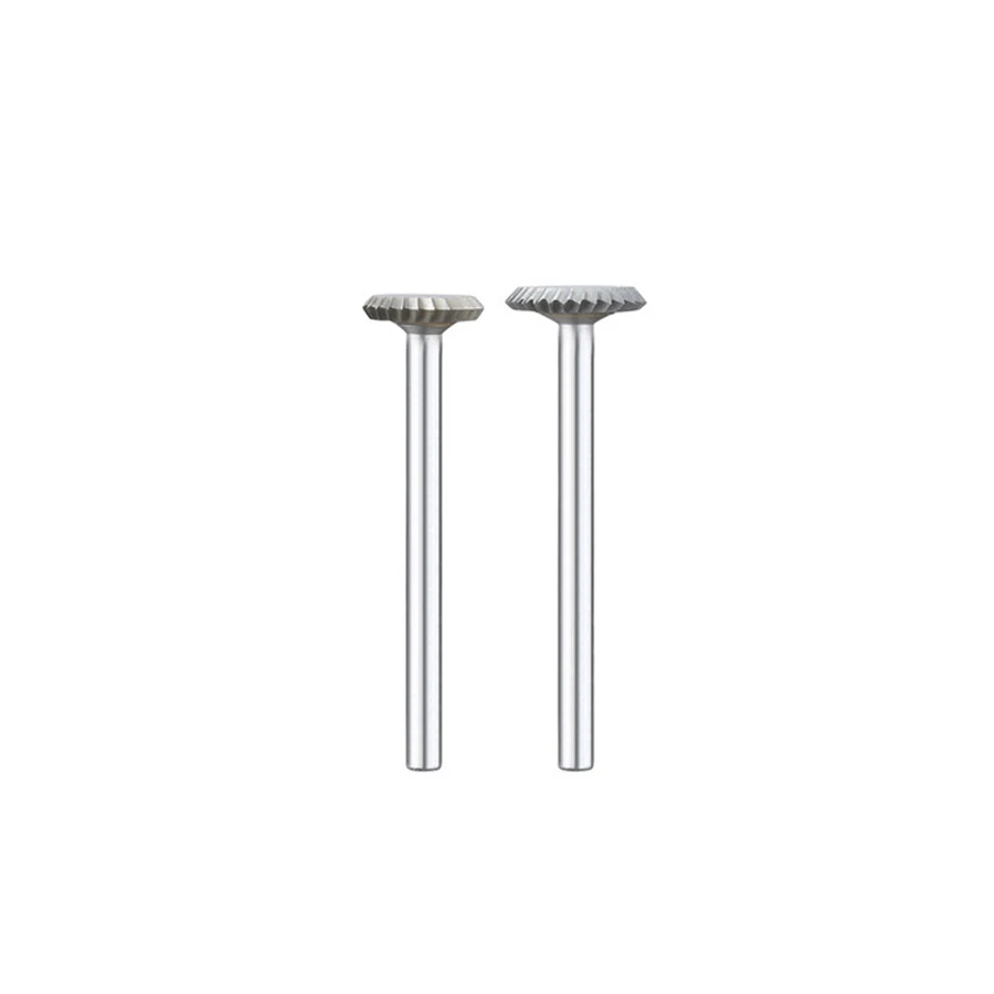 Imagem -03 - Tungsten Aço Fresa Carboneto Y-tipo Arquivo Giratório Metal Arc Disc Moagem Cabeça Liga de Entalho Faca Y0602m03 Y1202m03 mm