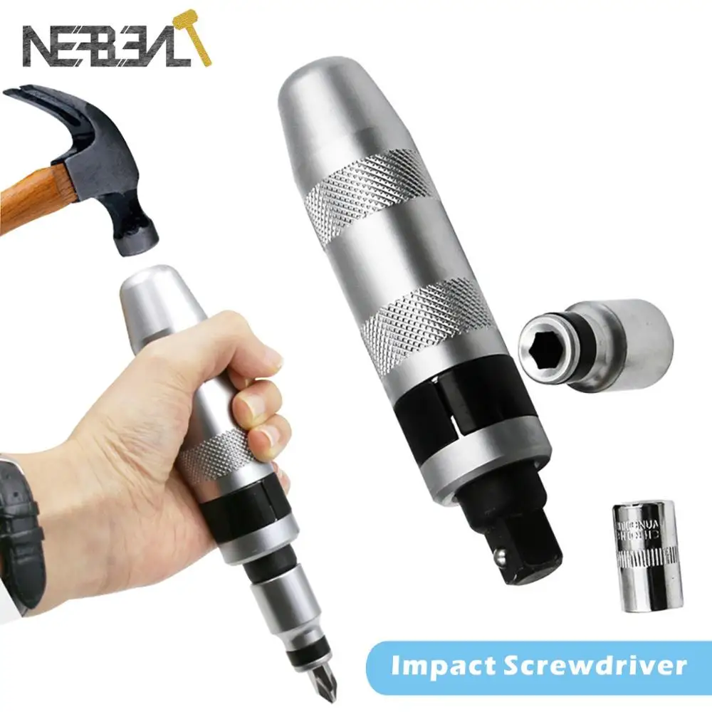 Professional Multi-purpose Heavy Duty Shock screw Driver Chisel Bits Tools Socket Kit Impact Screwdriver Bits Screw Extractor