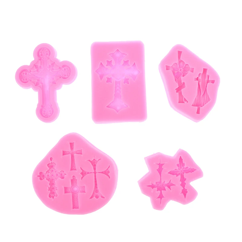 

Cross Of Jesus Silicone Fondant Cake Mold Baking Decorating Tools Mold Tool Cooking Kitchen Accessories