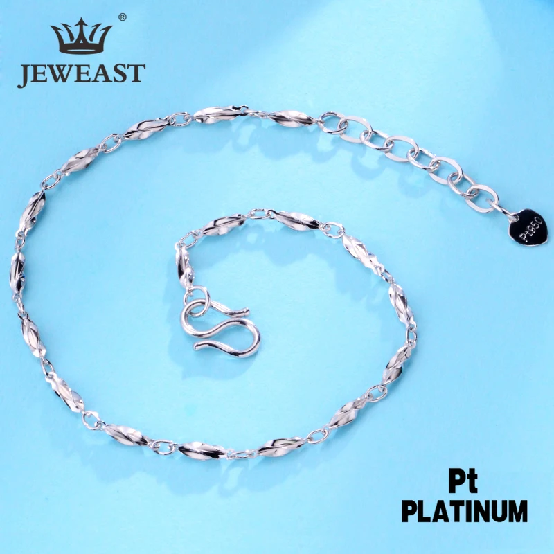 

SSQY Pt950 pure gold bracelet real platinum pure gold chain men's simple high-end fashion classic jewelry hot new products 2023