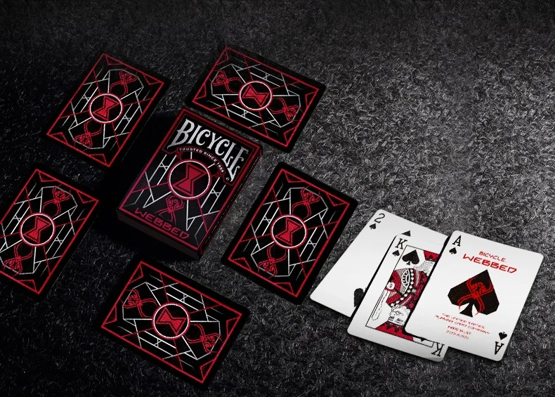 Bicycle Webbed Playing Cards USPCC Spider Web Deck Poker Size Card Games Hobby & Collectibles