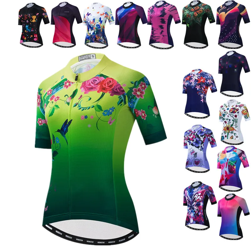 Weimostar Cycling Jersey Women Professional Short Sleeve Bike Jersey shirt High Quality Cycling Clothing mtb Bicycle Jersey Ropa