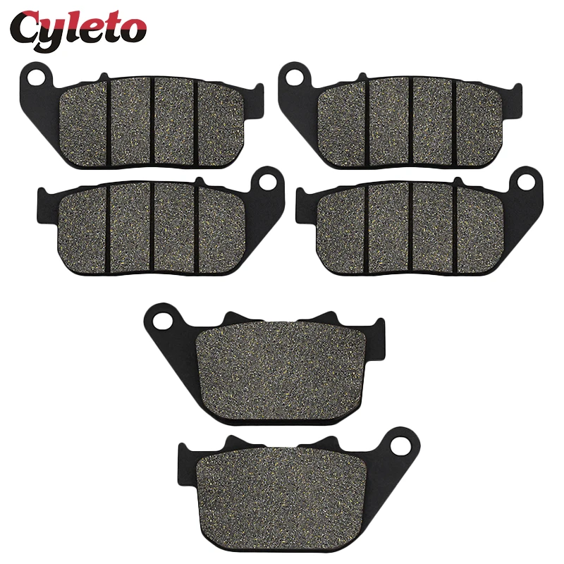 Motorcycle Front Rear Brake Pads for Harley XL883 Sportster XL883R XL 883 Roadster 05-14 XL1200 XL1200R XL 1200 Sportster 04-08