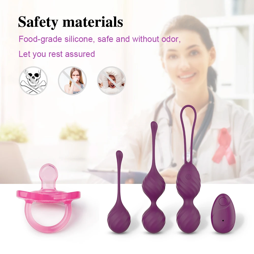 Safe Silicone Vagina Ball Sex Toys Vagina Tighten Massager Vagina Balls Wireless Remote Control Ben Wa Adult Sex Shop Toys