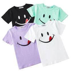 1PC 2020 Pure Cotton Muslim Islam Summer Style Printed T Shirt Fashion Kids Short Sleeve Tee Shirt