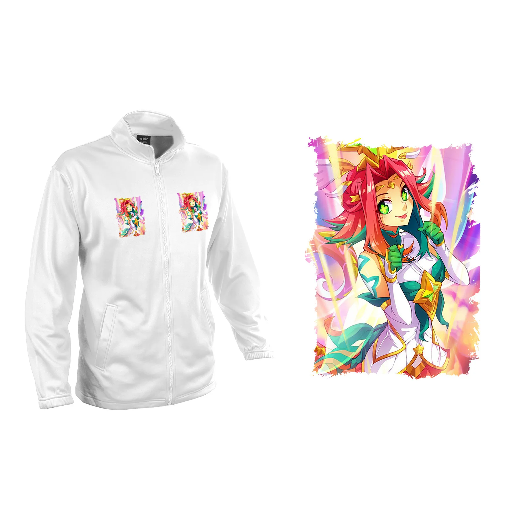 Jacket TECNICA 2 DRAWINGS GIRL MAGICA CUQUI jacket