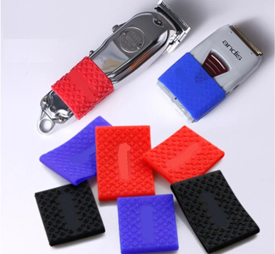 Trimmer grip New Barber Hair Clipper Grip Rubber Anti Slide Design Barber Grips Hairdressing silicone decorative rings