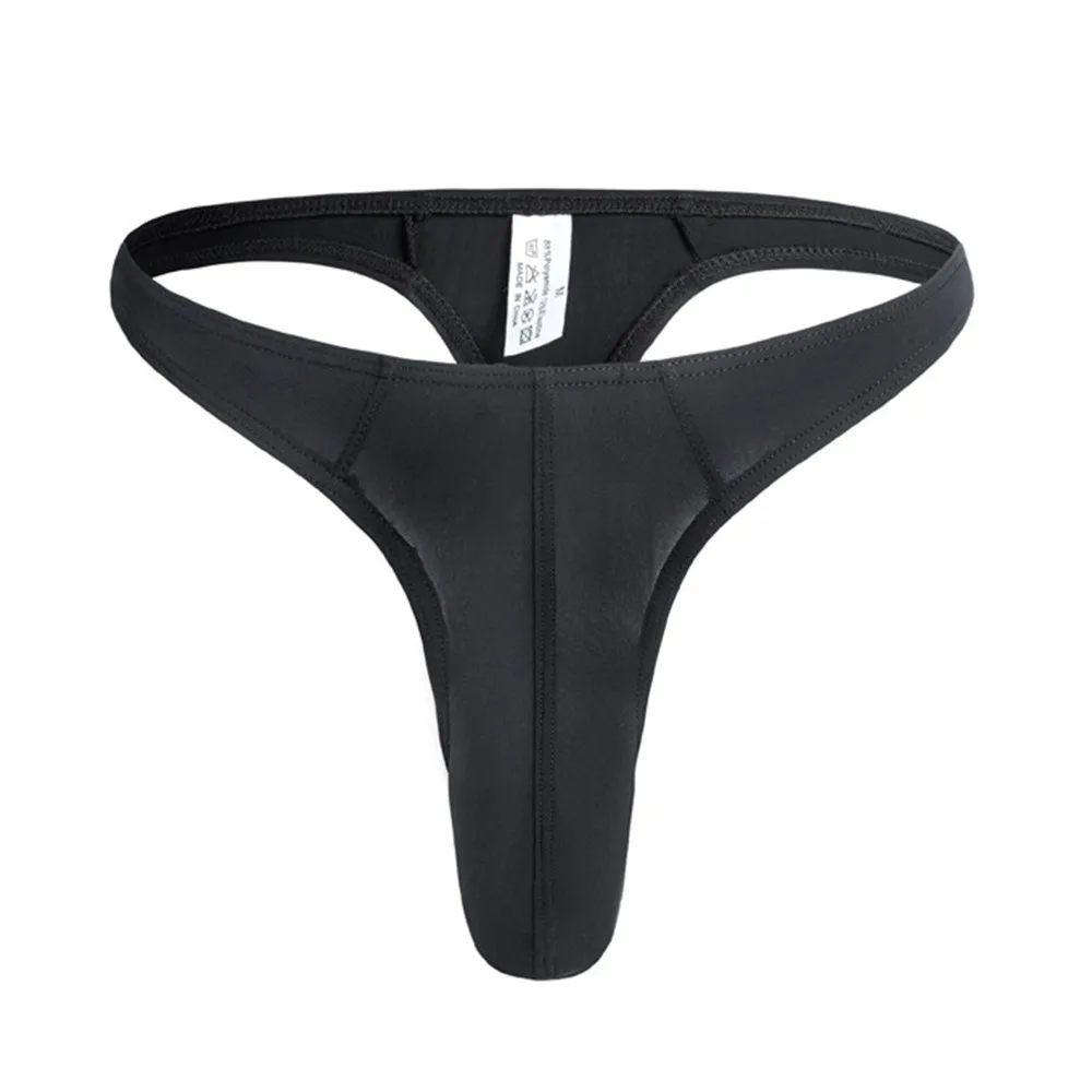 Man Sexy Underwear Elephant Nose Thong Open Long Penis Pouch T-back Panties Hombre Tanga G String Jockstrap Bikini Briefs