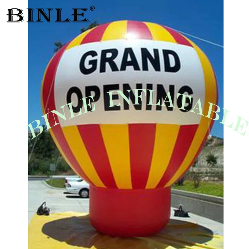 Giant 3mH oxford material ground inflatable air balloon for shopping malll indoor outdoor decoration