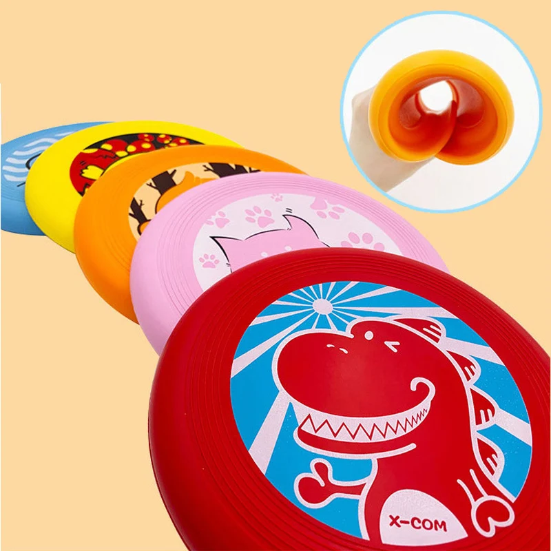 80g 19cm PU Soft Safety Boomerang Throw and Catch Flying Disc Kids Sport Toys Outdoor Games UFO