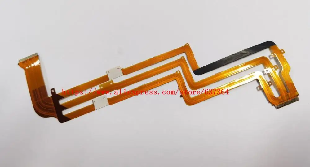 Cabo flexível lcd para câmera de vídeo, peça de reparo para câmera de vídeo sony tablete pj660 pj630 pj650 e cx630 cx630e