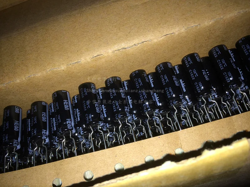 2024 NEW 10pcs 470uF 25V Japan NICHICON HE Series 8x20mm High Ripple Current Impedance 25V470uF Aluminum Electrolytic Capacitor