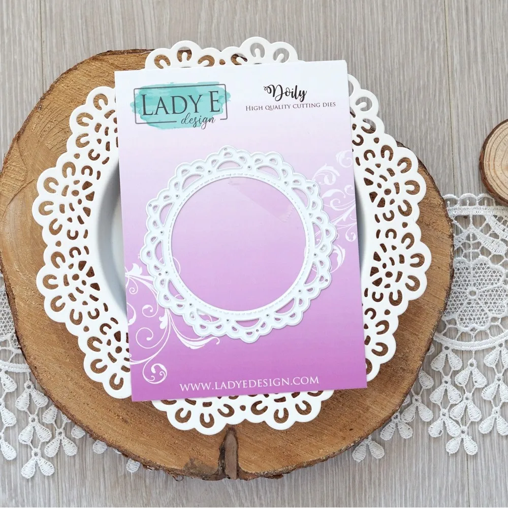 Metal Cutting Dies Lace circle Scrapbooking Stencil Craft Cut Die For DIY Card Crafts Handmade