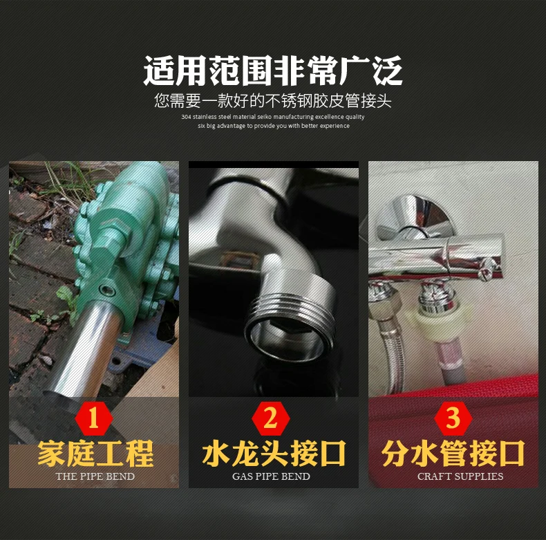 Ss304 스테인레스 스틸 bsp 1/4 "3/8" 1/2 "3/4" 1 "수나사 직선 용접 젖꼭지 물 오일 가스 커넥터 어댑터 접합기
