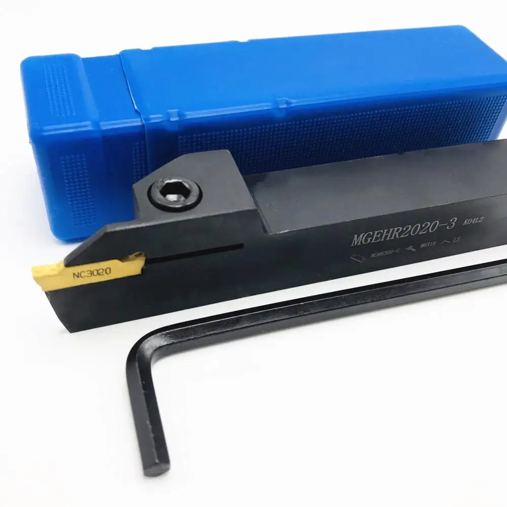 MGEHR2020-3 portautensili per scanalature + 10 pezzi MGMN300 M utensile per tornio in metallo di alta qualità lama per tornio CNC utensile per tornitura universale