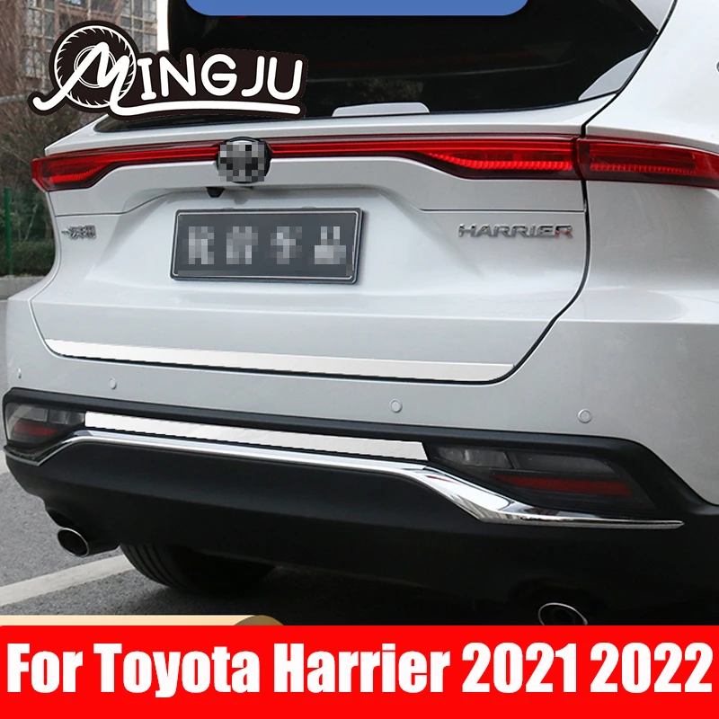 For Toyota Harrier Venza  2021 2022 Car Front Bumper Carbon Fiber Anti Scratch Protector Body Kit Trim Accessories