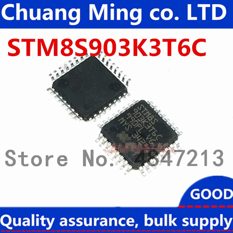 Free Shipping 50pcs/lots STM8S903K3T6C STM8S903K3T6 STM8S903 LQFP-32 IC In stock!