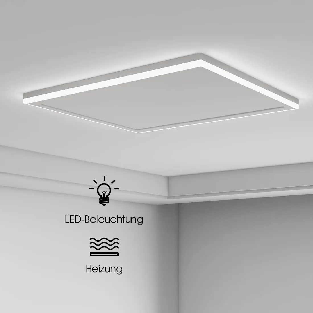 Byecold-Plafonnier LED à Infrarouge avec Panneau Chauffant, ThermoandreDimmable, 350W