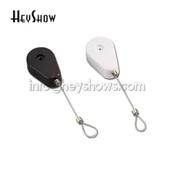 20Pcs Stretch Security Pull Wire Box Recoiler Product Security Steel Cable Retractable Anti-theft Chain Automatic Winding Reel