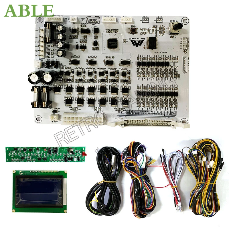 

High Quality Crane Machine kit PCB Board Arcade Gift / Doll Machine Controller Board With Time Display ,Wire Harness parts