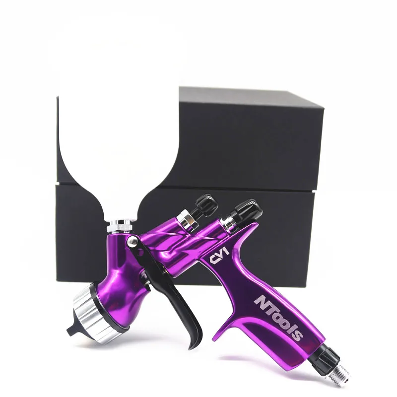 Spray Gun high efficiency 1.3mm Stainless steel nozzle paint Water-based paint air spray gunair tool/Automotive varnish spray