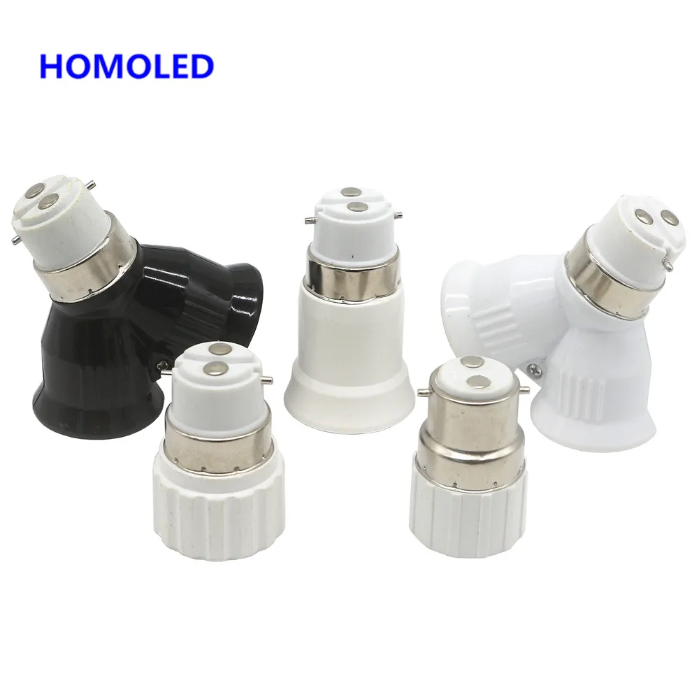 Led Lamp Bulb Base Conversion Holder Converter Socket Adapter MR16 GU10 G9 B22 E27 E14 E40 Fireproof Material For Home Light