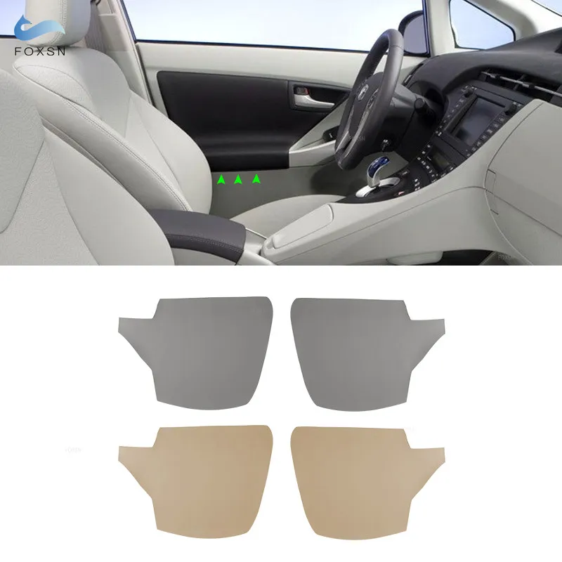 

For Toyota Prius 30 2009 2010 2011 2012 2013 2014 2015 Car Microfiber Leather Interior Door Armrest Panel Cover Sticker Trim