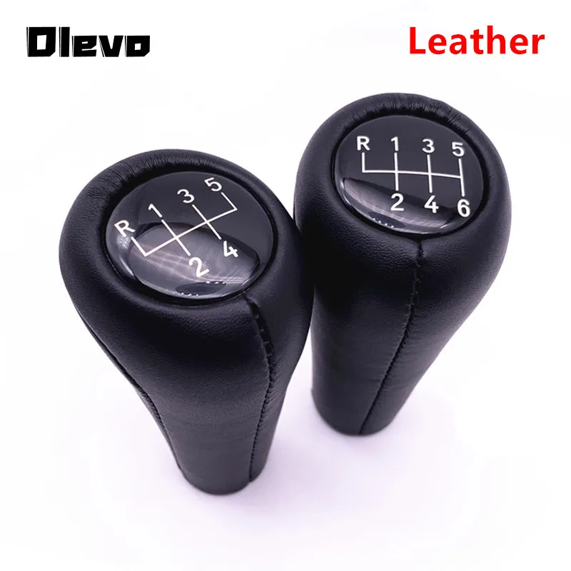 

56Speed Leather Gear Shift Knob for BMW E28 E30 E32 E34 E36 E38 E39 E46 X1 X3 X5 Z1 Z3 Z4 Pen POMO Shifter Stick Lever Headball