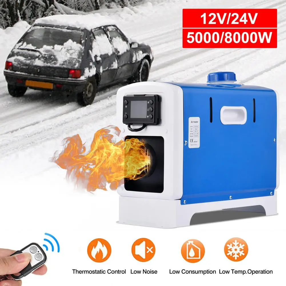 Air Heater 12V 5KW Parking Heater Low Consumption For Truck Boat Car Parking Fuel Heater Car Interior Supplies