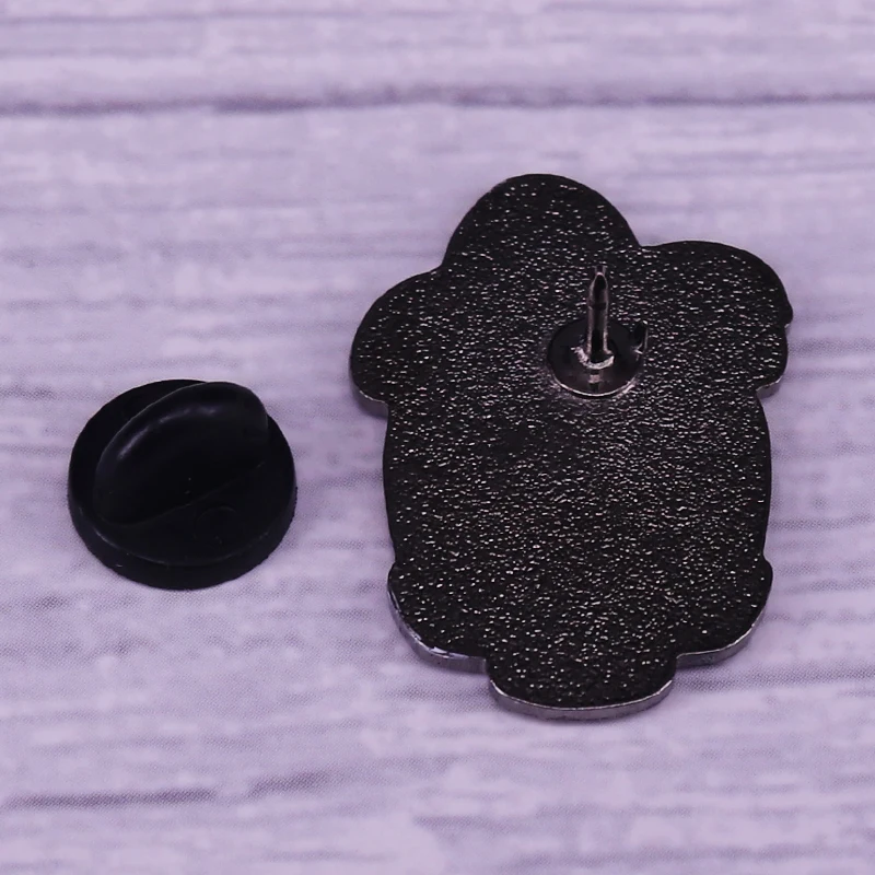 Mushroom Skull - Big Hard Enamel Pin Queen of the Universe Glitter Brooch Gothic Punk Mind Halloween Accessory image 2