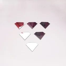 50pcs/lot 3D Acrylic Triangle Stickers Mini Diamonds Small Mirrors for Wall Decor Guest Kid's Room Party DIY Accessories