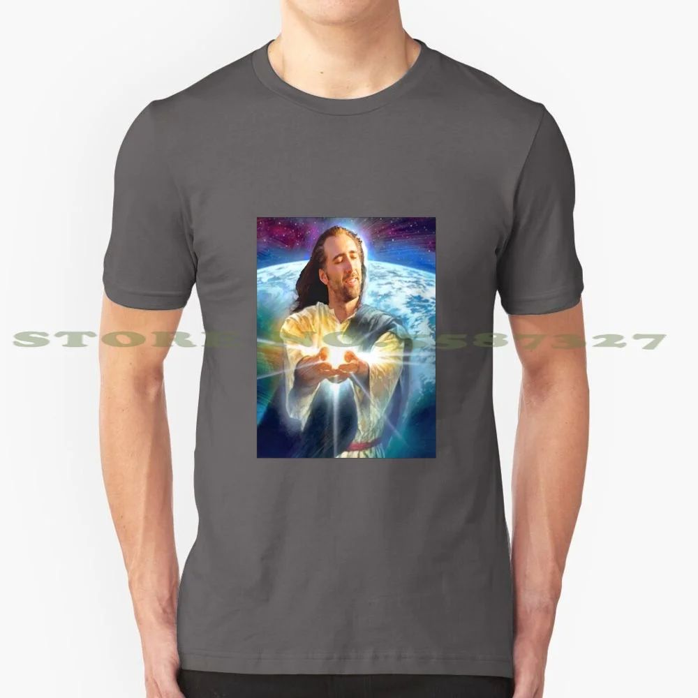 Футболка из 100% хлопка с изображением Иисуса Кейджа, Николаса Кейджа Ника, Кристиана, Рождества, Иисуса Николая, мема, Бога, Рождества, праздничная, самая забавная, ха-ха