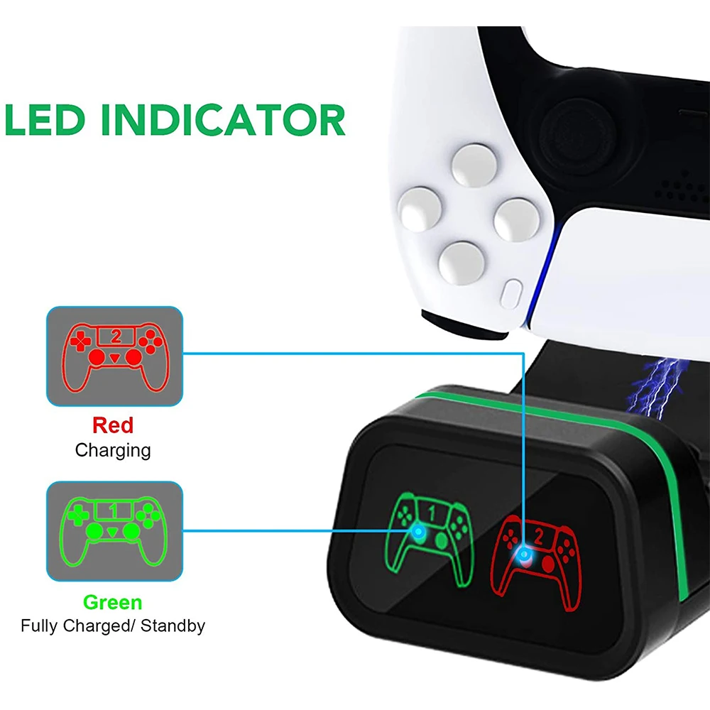 Nieuwe Controller Opladen Dock Voor PS5 , Xbox Serie S/X , Nintendo Schakelaar Pro, google Gamepad Charger Stand Station Voeding