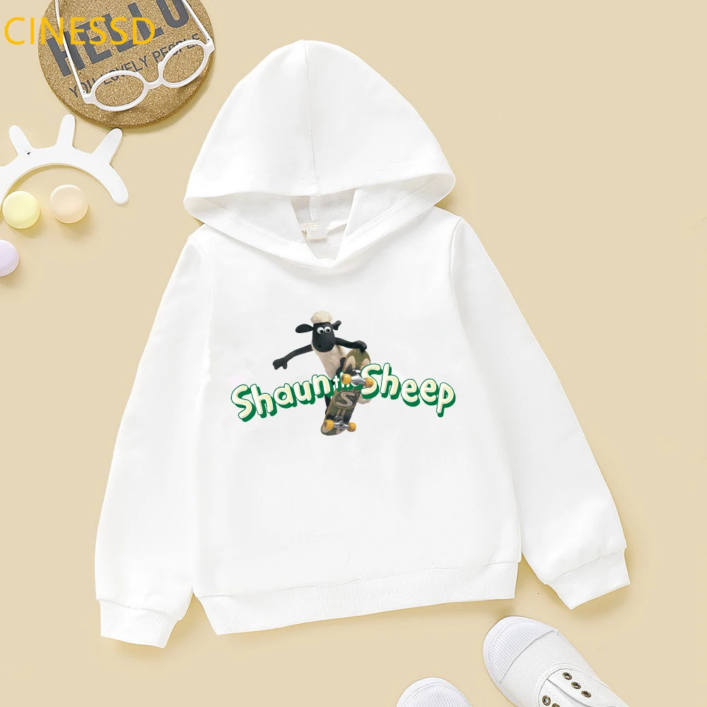 

Winter Clothes For Kids Boy Funny Cartoon Sheep Sweatshirt Girls Hoodie Plus Velvet Fleece Jacket Pullovers Child Coat 3-13 Year