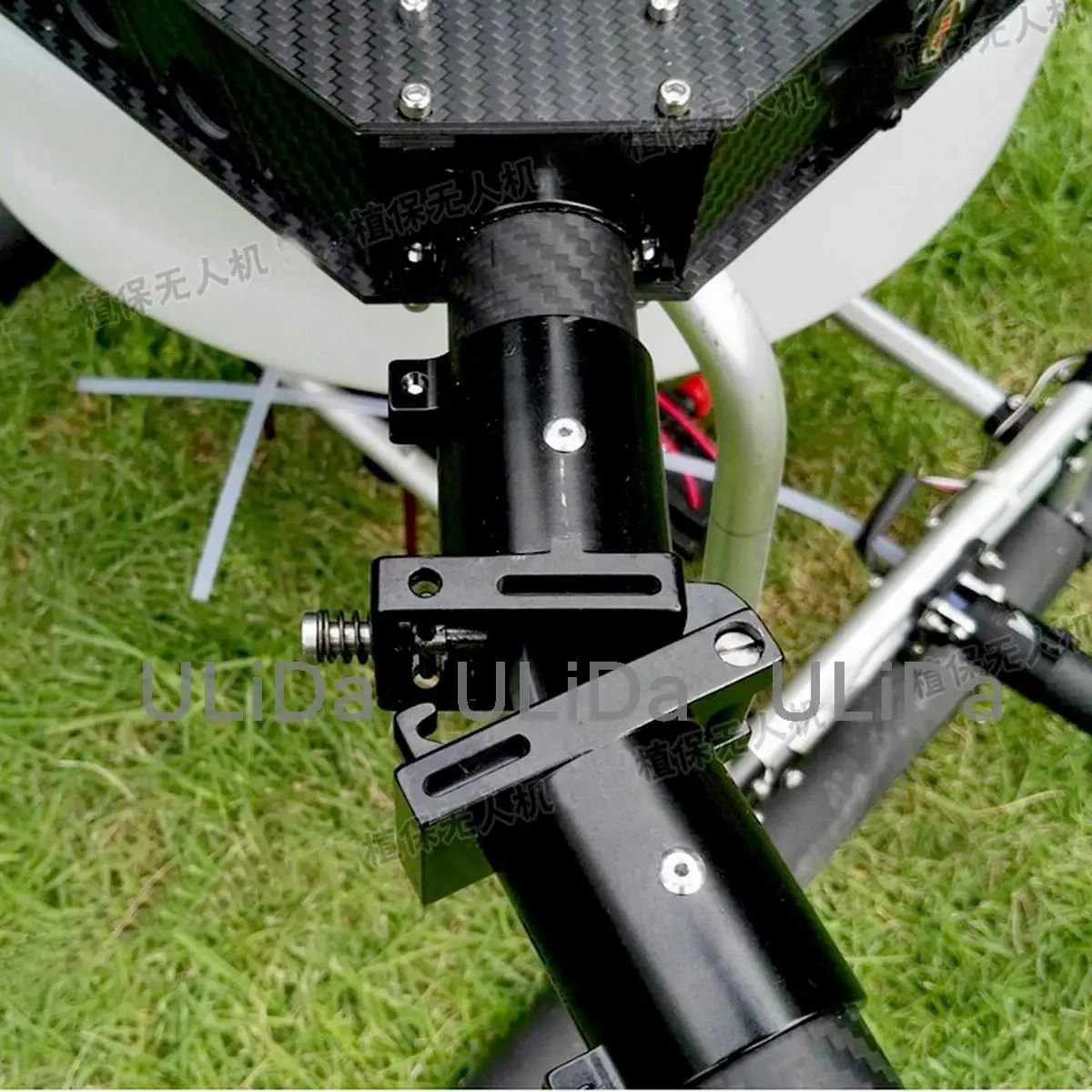 30mm Updated CNC Aluminum Lateral Folding Arm Tube Joint Horizontal Fold +Center Plate Mount Holder for RC Multirotor Drone