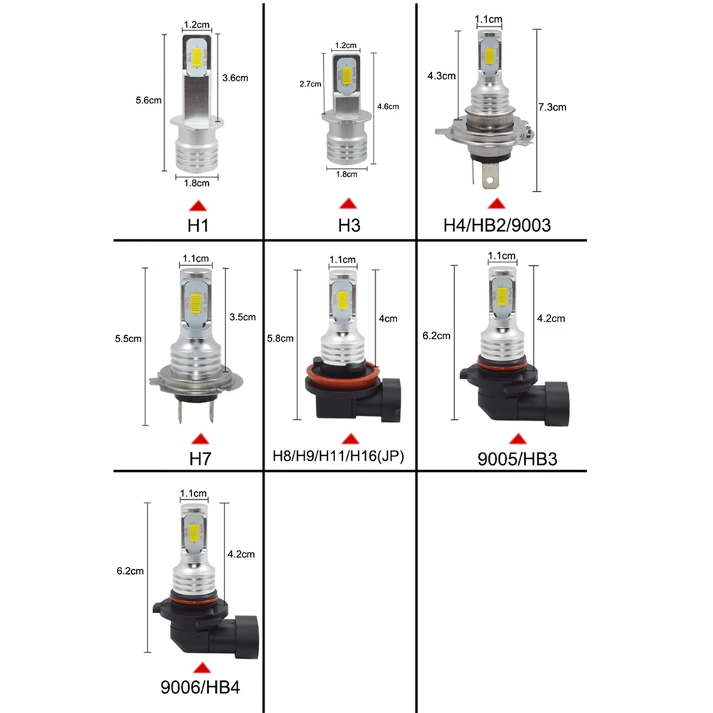 Motorcycle Headlight H4 Led 12000LM Motorbike Light 80W Super White 6500K Car Headlight Outdoor Lighting Hi-Lo lights