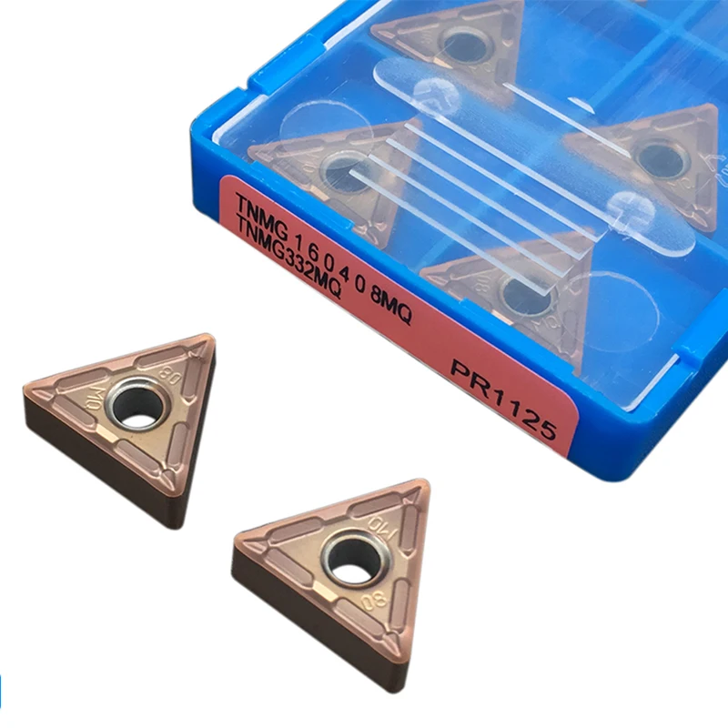 10PCS TNMG160408 MQ PR1125 100% Original High Quality Carbide Inserts For Stainless Steel Machining Turning Tool Lathe Tools