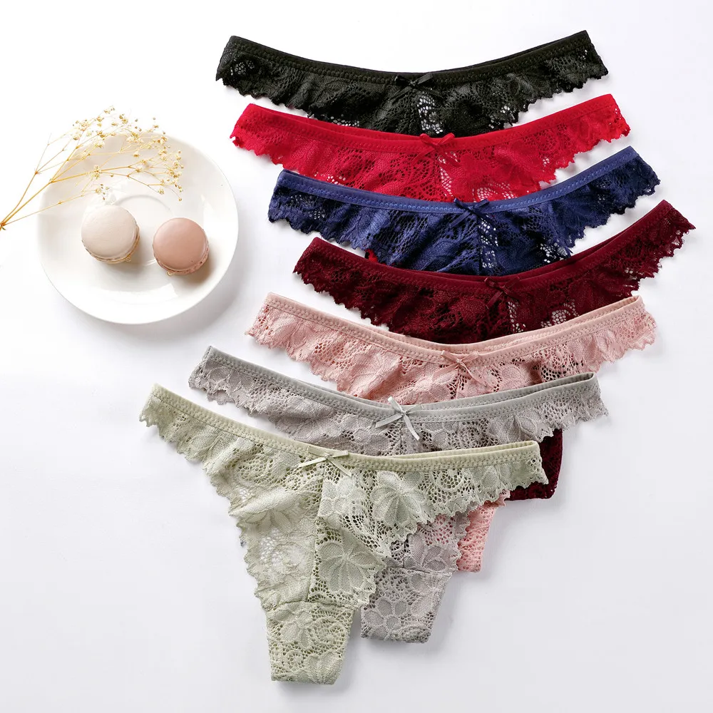 Plus Size Panties For Woman Underwear Sexy Lace Breathable Female Panty Transparent Briefs Sexy Underwear Women High Quality