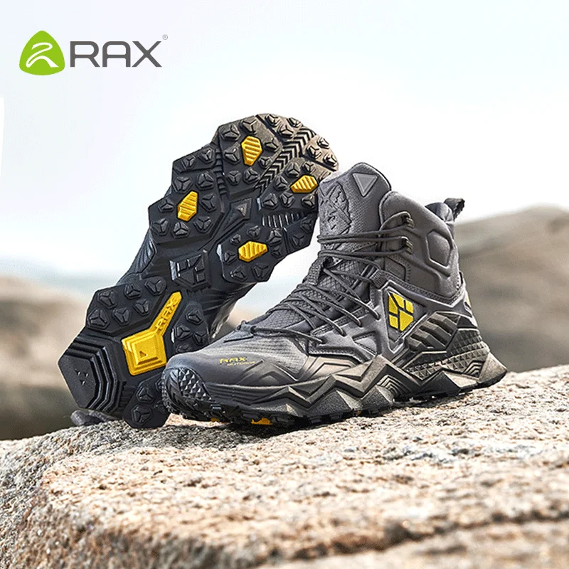 

Rax Hiking Shoes Men Outdoor Climbing Camping Hunting Boots Outdoors Sport Trekking Sneakers Men's Tactical Wakling Antle Shoes